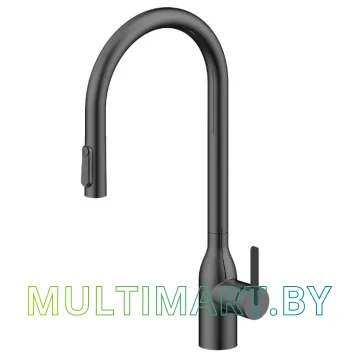 Смеситель Paulmark Universal Un213880-GM (вороненая сталь)